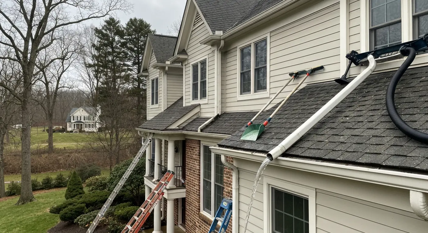 Gutter cleaning service