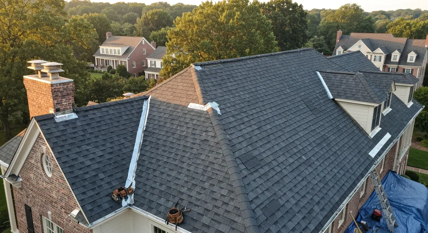 Roof replacement in Lorton