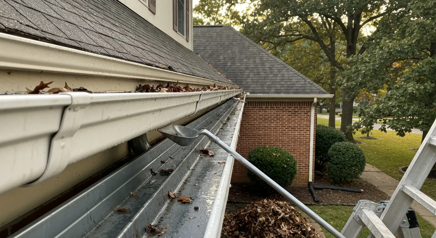 Professional gutter cleaning