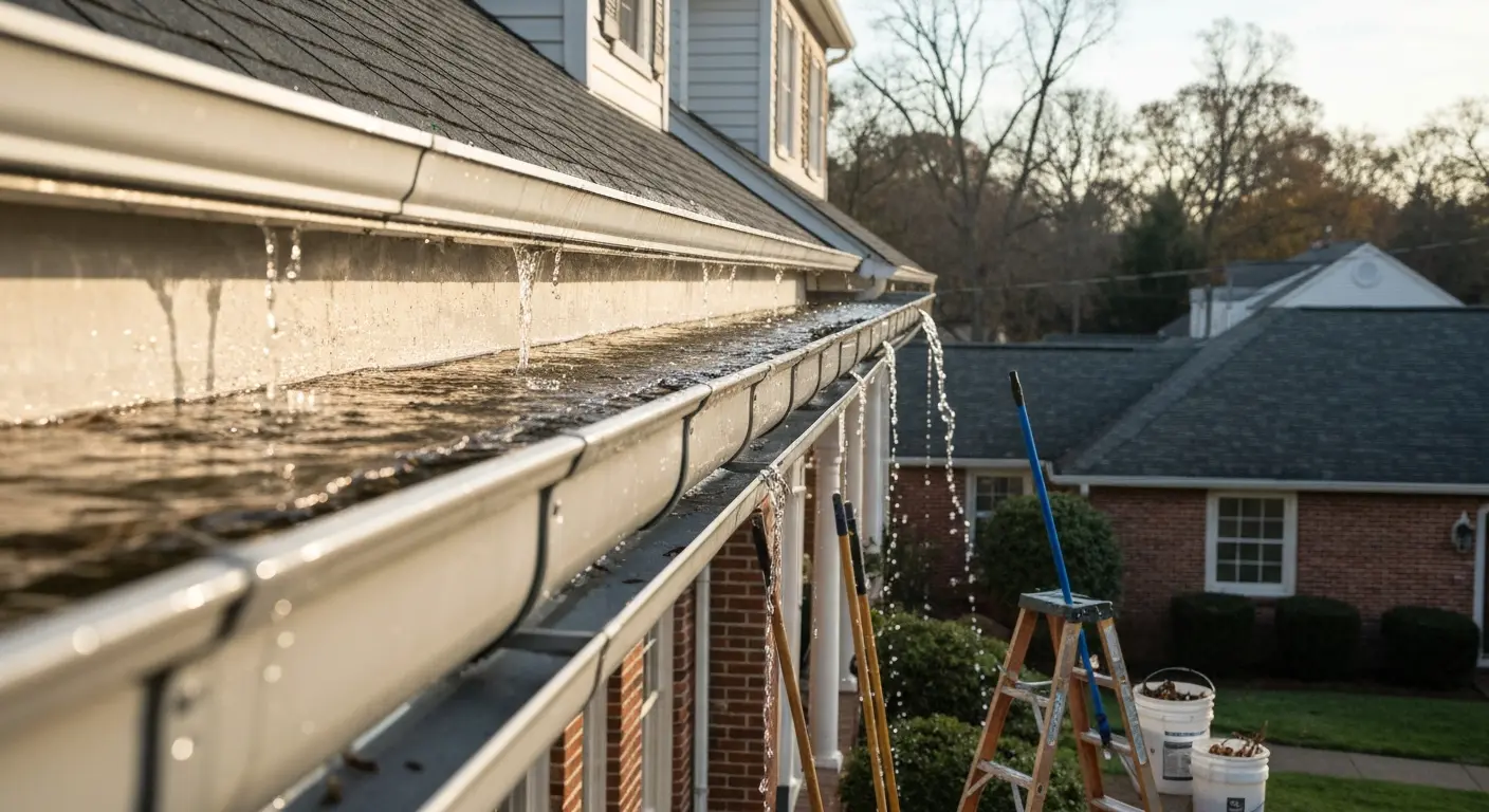 Gutter cleaning service