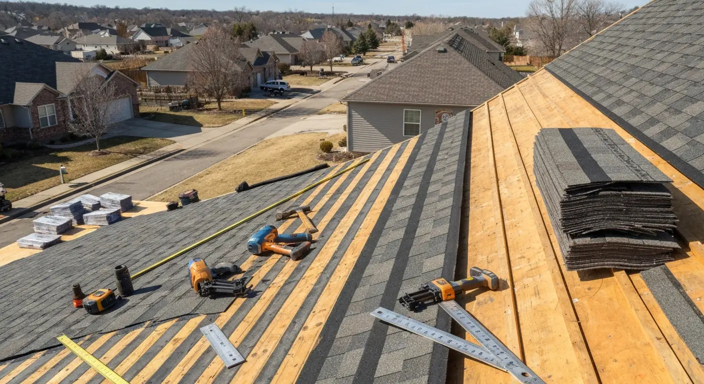Roof tear-off and repair