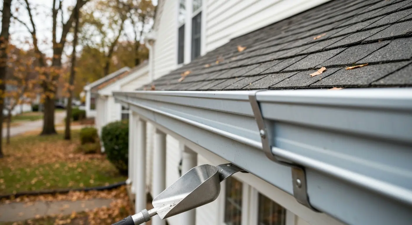 Gutter cleaning and maintenance