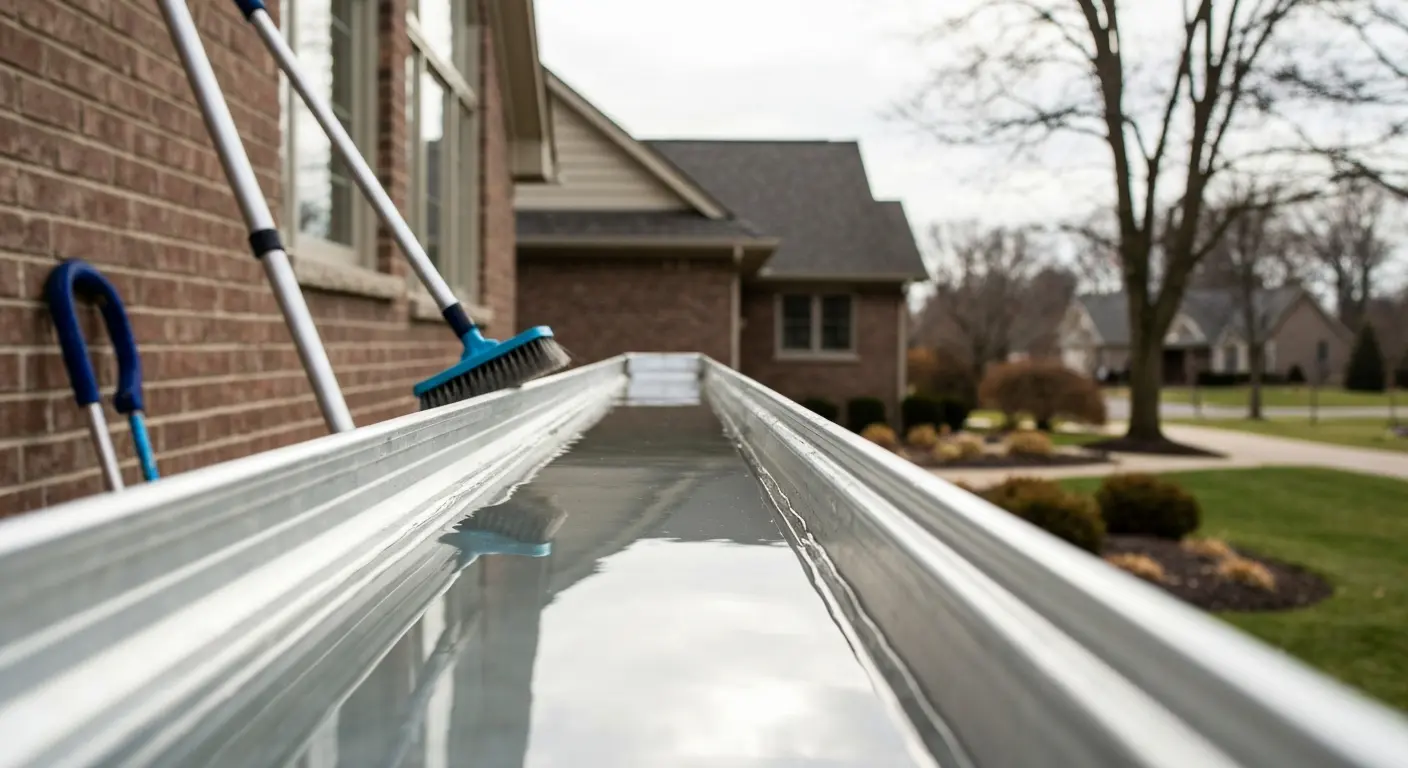 Gutter cleaning service