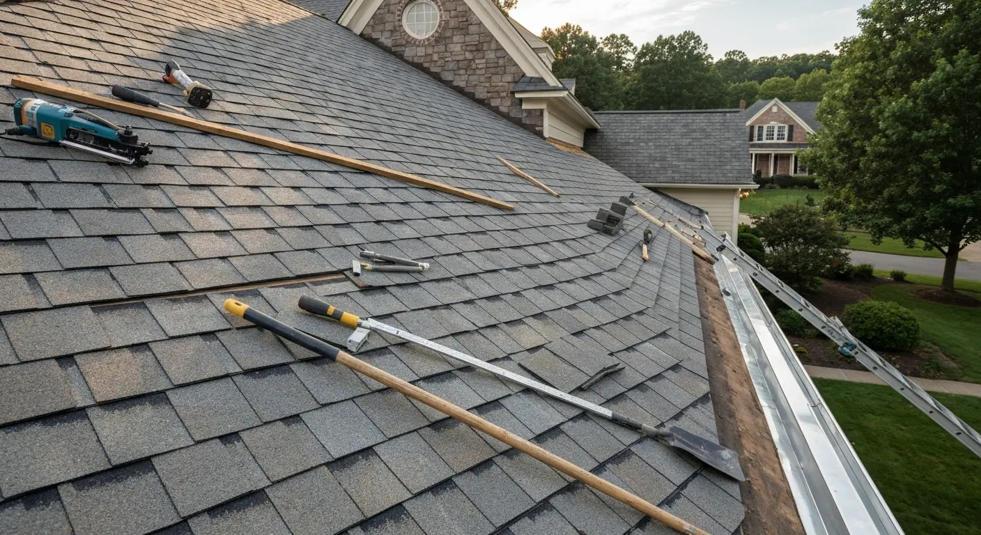 Full roof replacement in Stafford