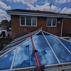 Conservatory exterior restored after professional cleaning