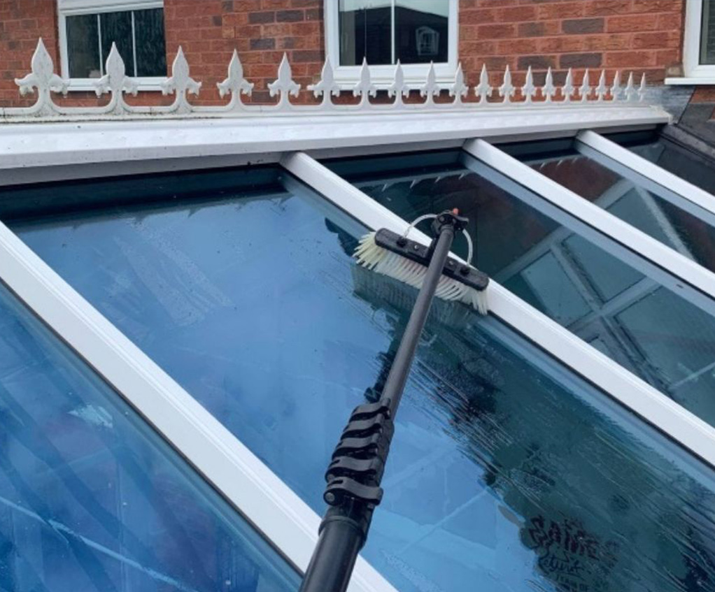 Professional conservatory roof cleaning by Skyhawk Exterior Cleaning