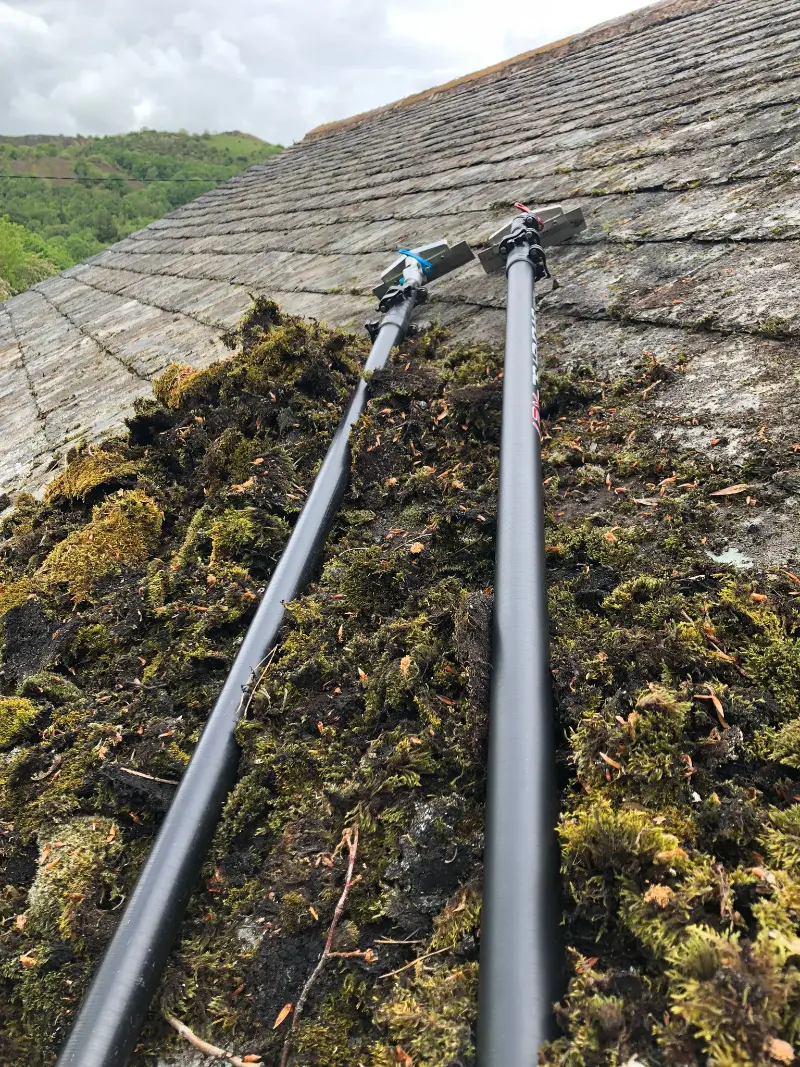 Waterless Roof Cleaning on Heritage Property