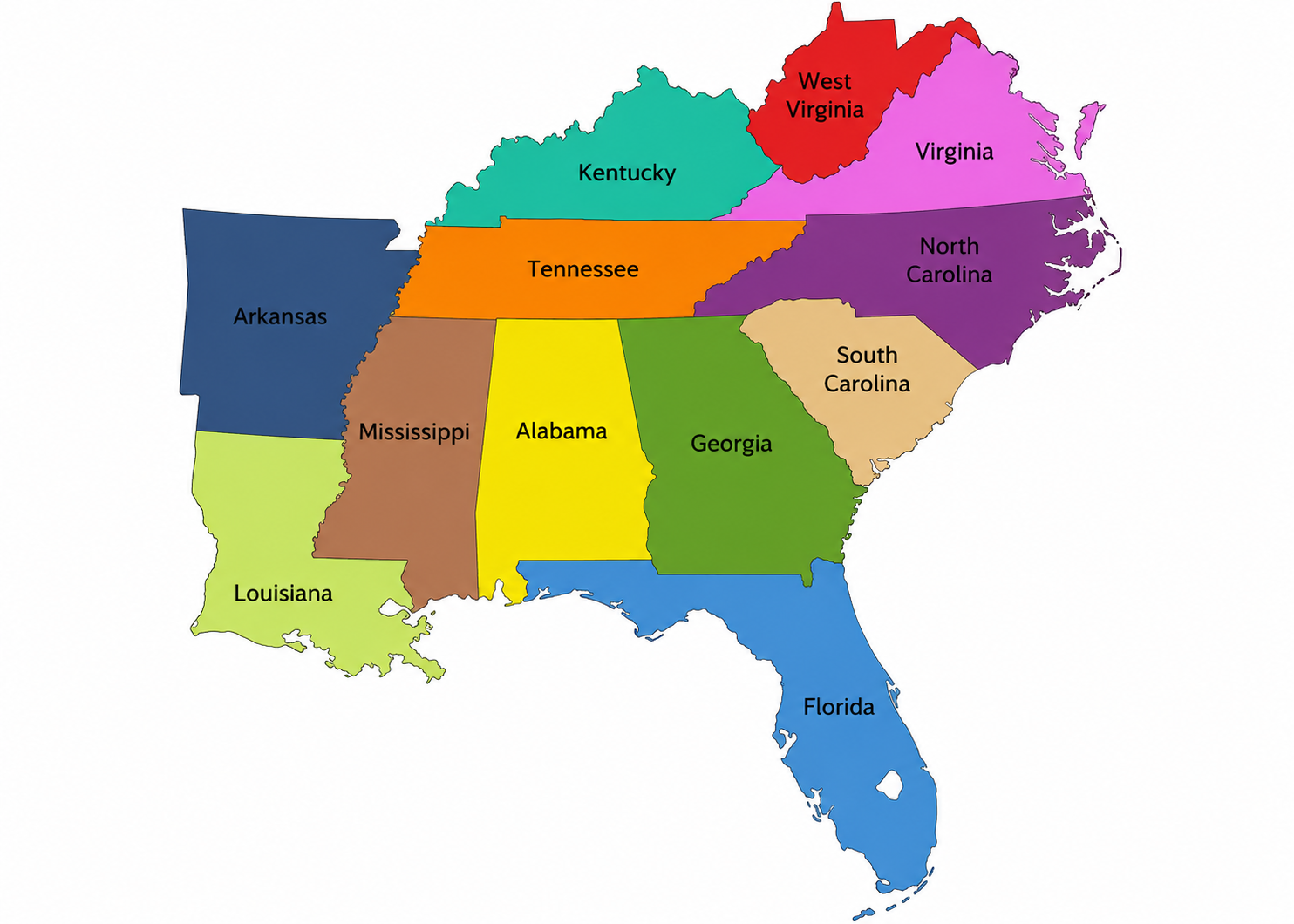 Southeast Region Expansion Map