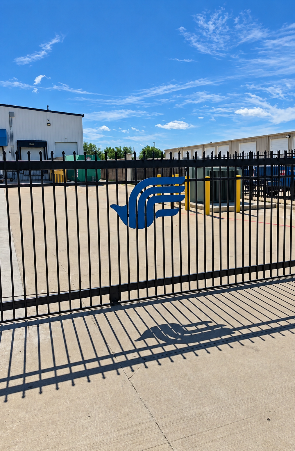 Commercial drive gate installed in Grapevine, Texas