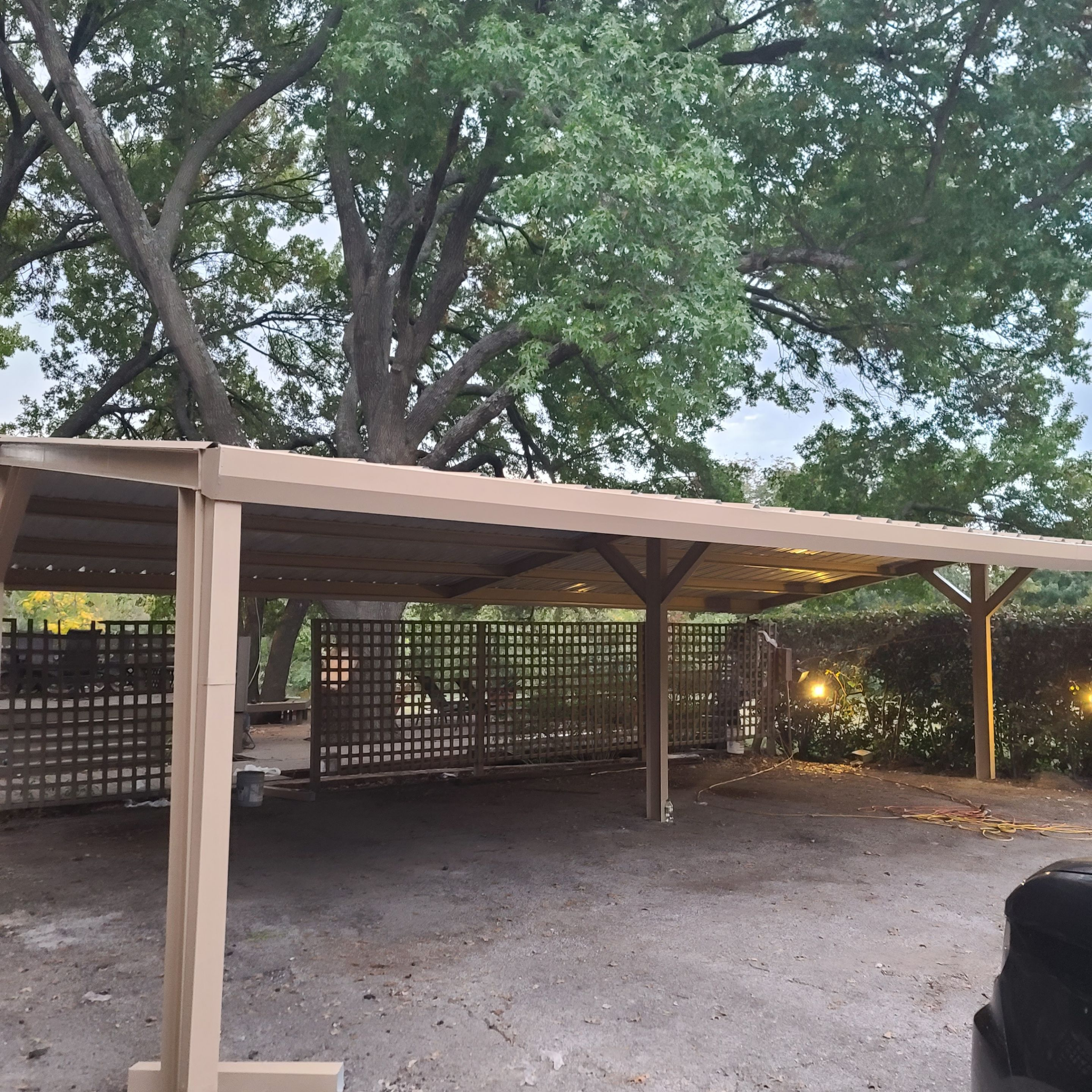Custom carport by Make Me A Fence in Farmers Branch, TX