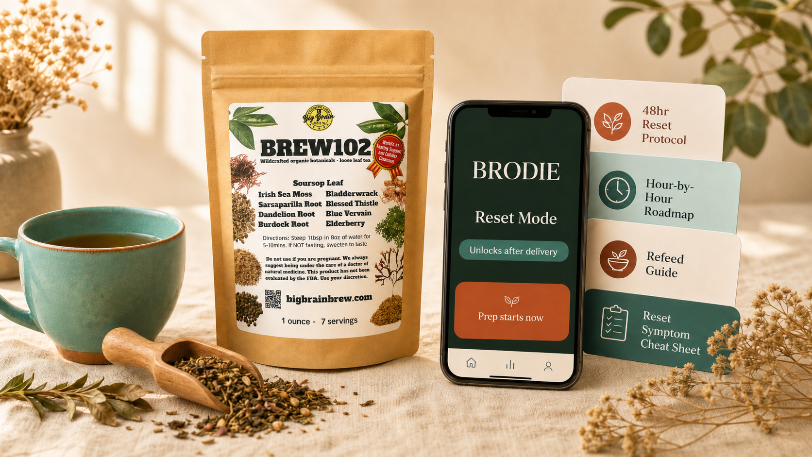 48-Hour Reset with Brew102, Brodie, and digital reset deliverables