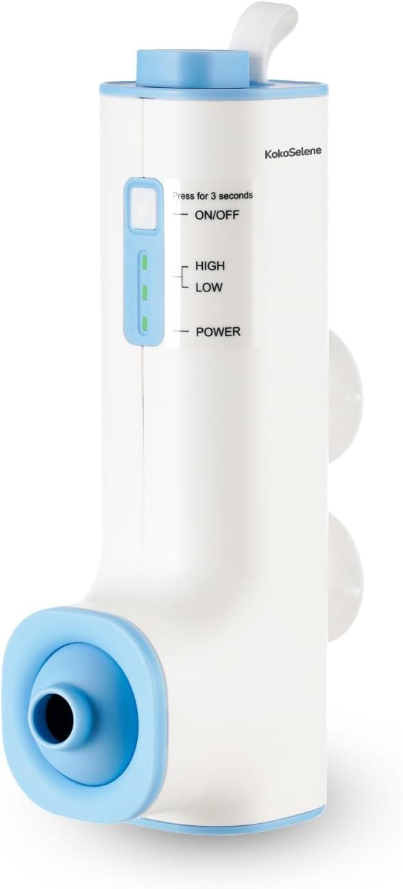 KokoSelene White Blue portable bath jet