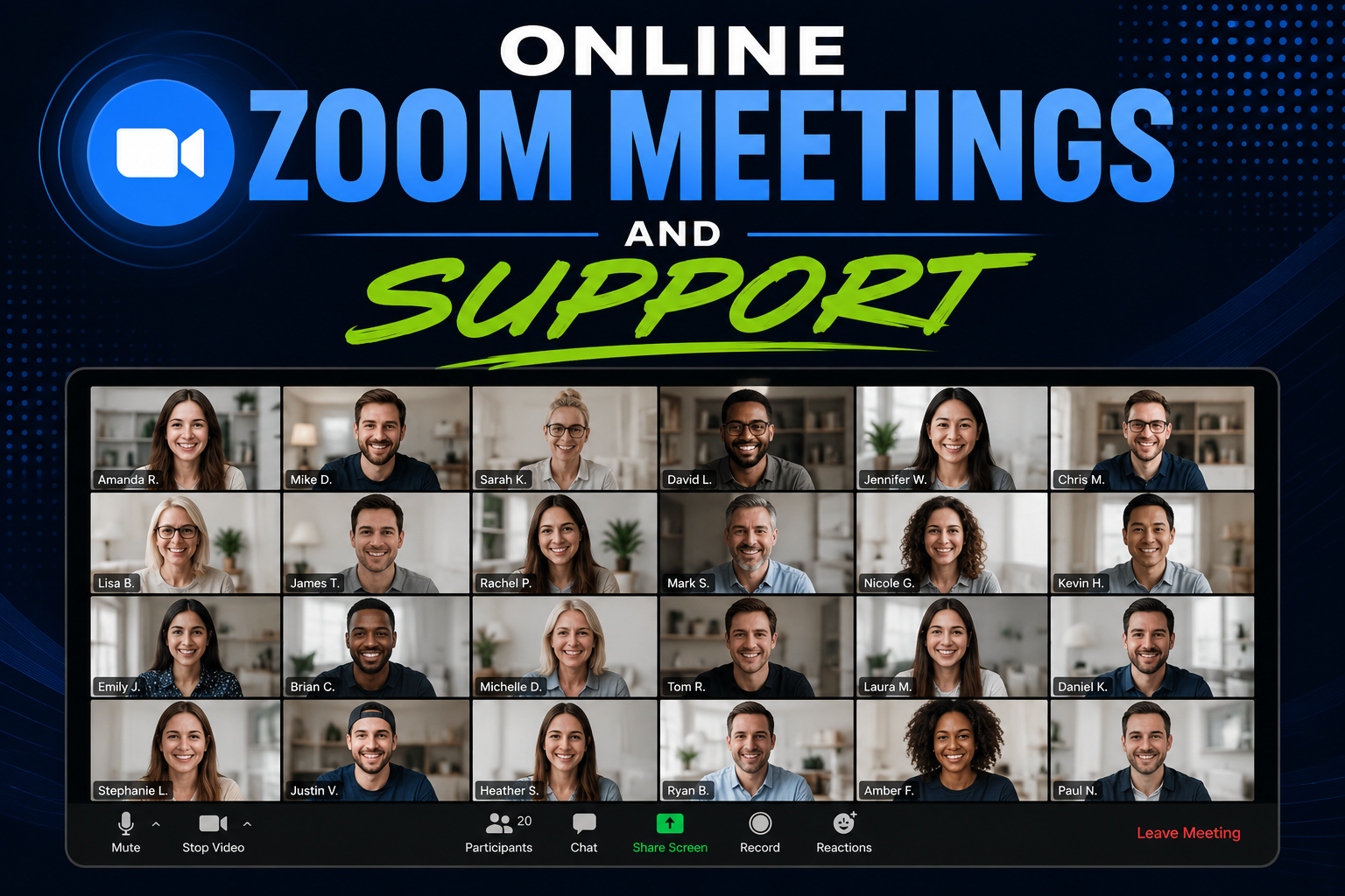 Ongoing Zoom Meetings and Support