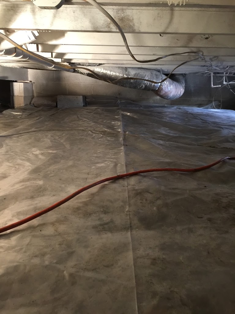 Restoration Connection technician inspecting structural damage in Southern Illinois