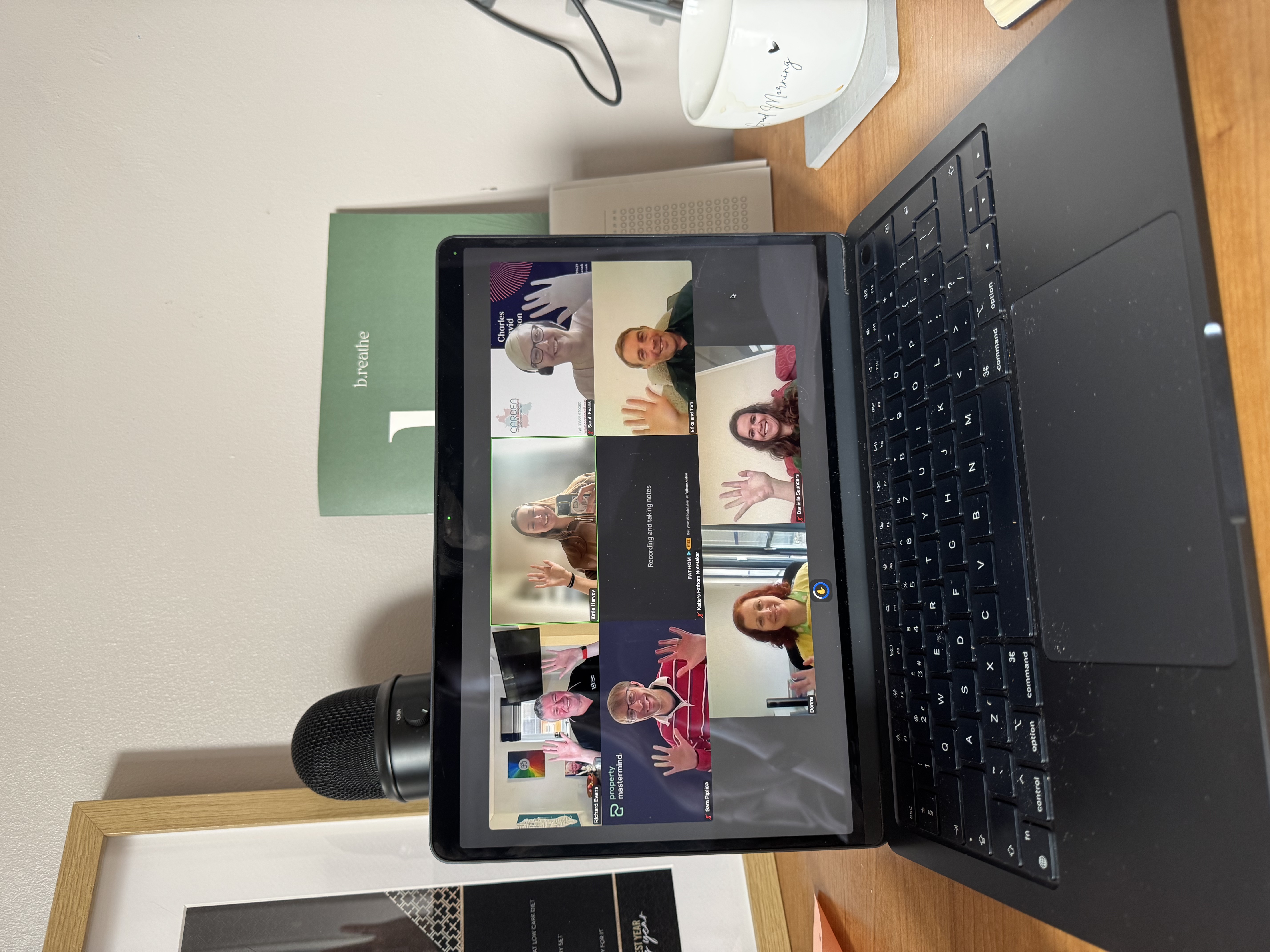 A b.reathe Together session in progress