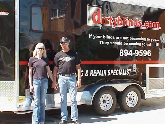 Brian and Monique O'Shea with their equipment