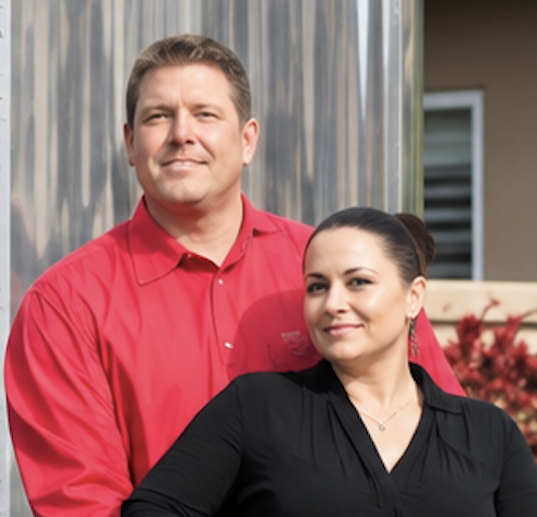 Andy and Heidi Robinson, DirtyBlinds.com owners
