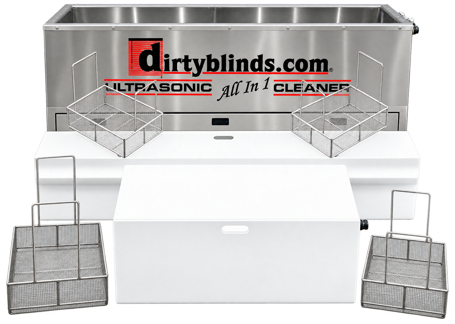 All-In-One ultrasonic blind cleaner
