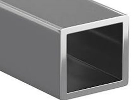 Tubular stainless steel used for the machine frame