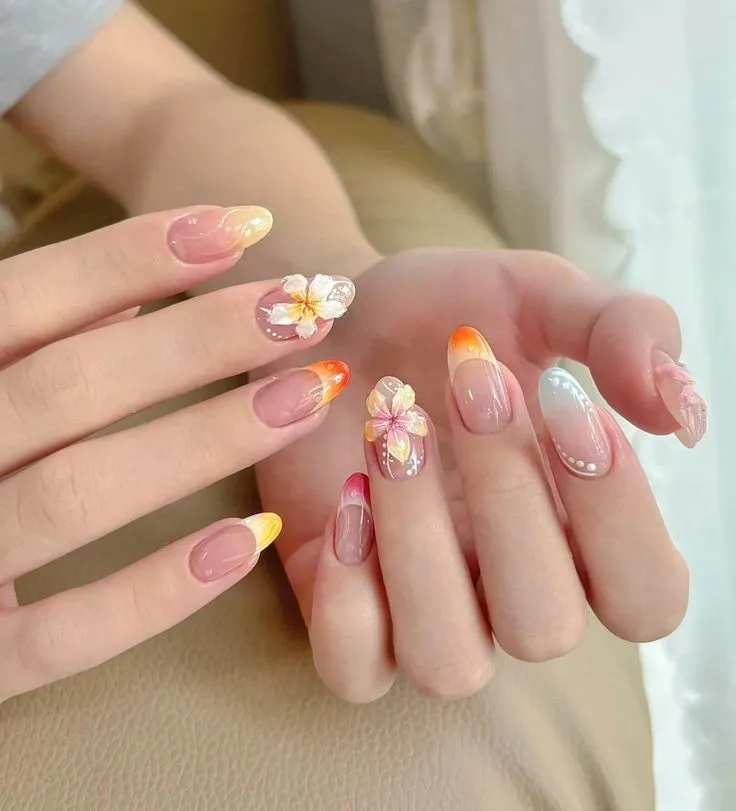 Finished nail set at Kiki Nails and Lashes in Land O' Lakes