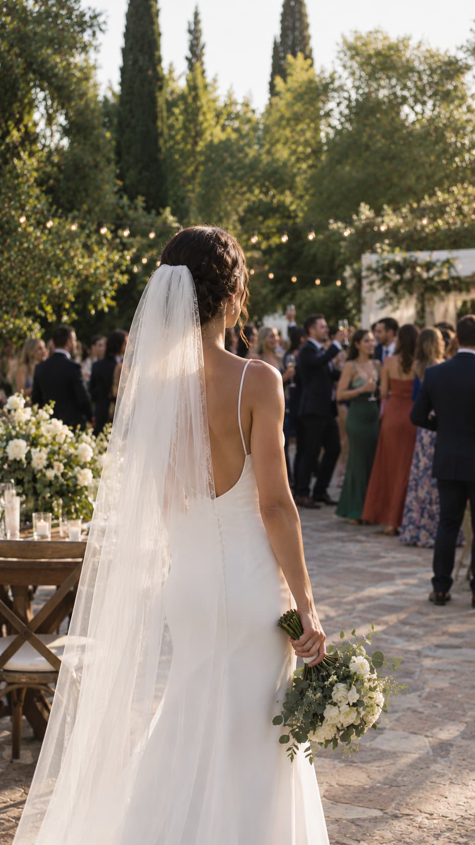 Novia disfrutando su boda