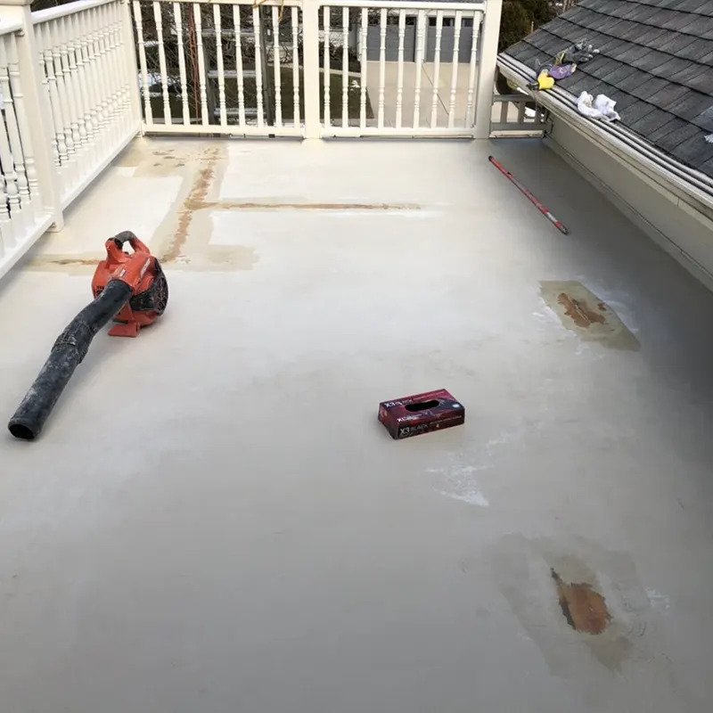 Detailed fiberglass roof installation process in Bensalem