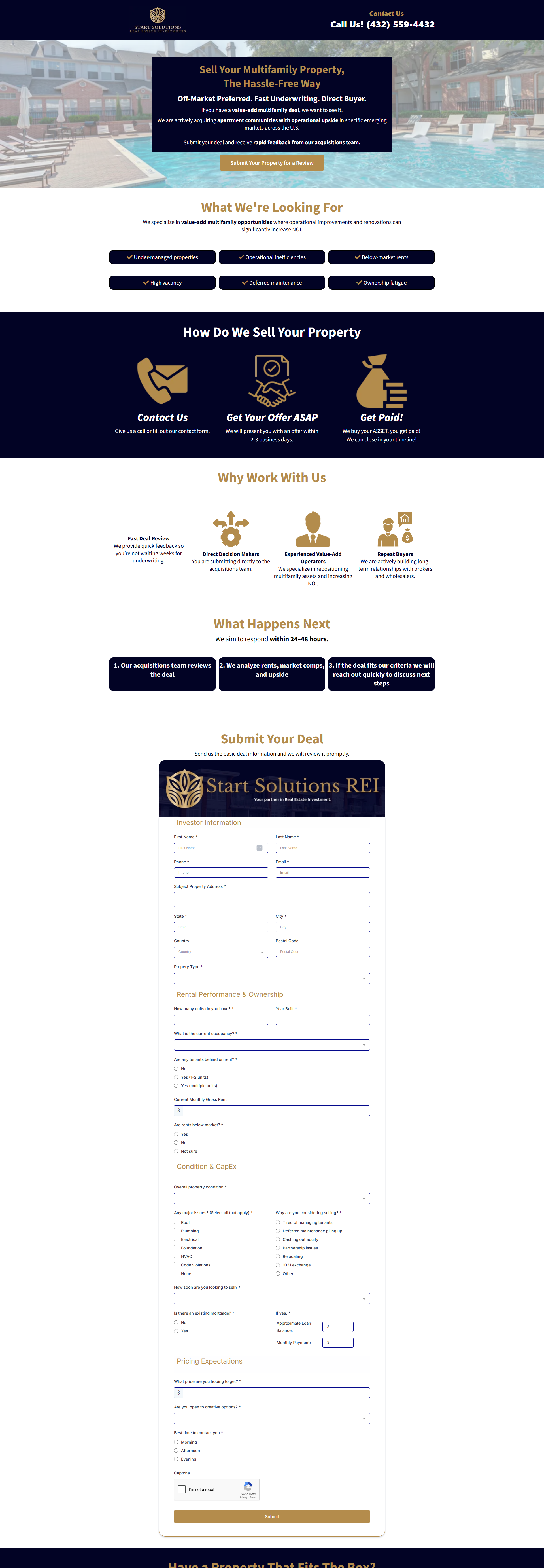 Multifamily Acquisition Funnel