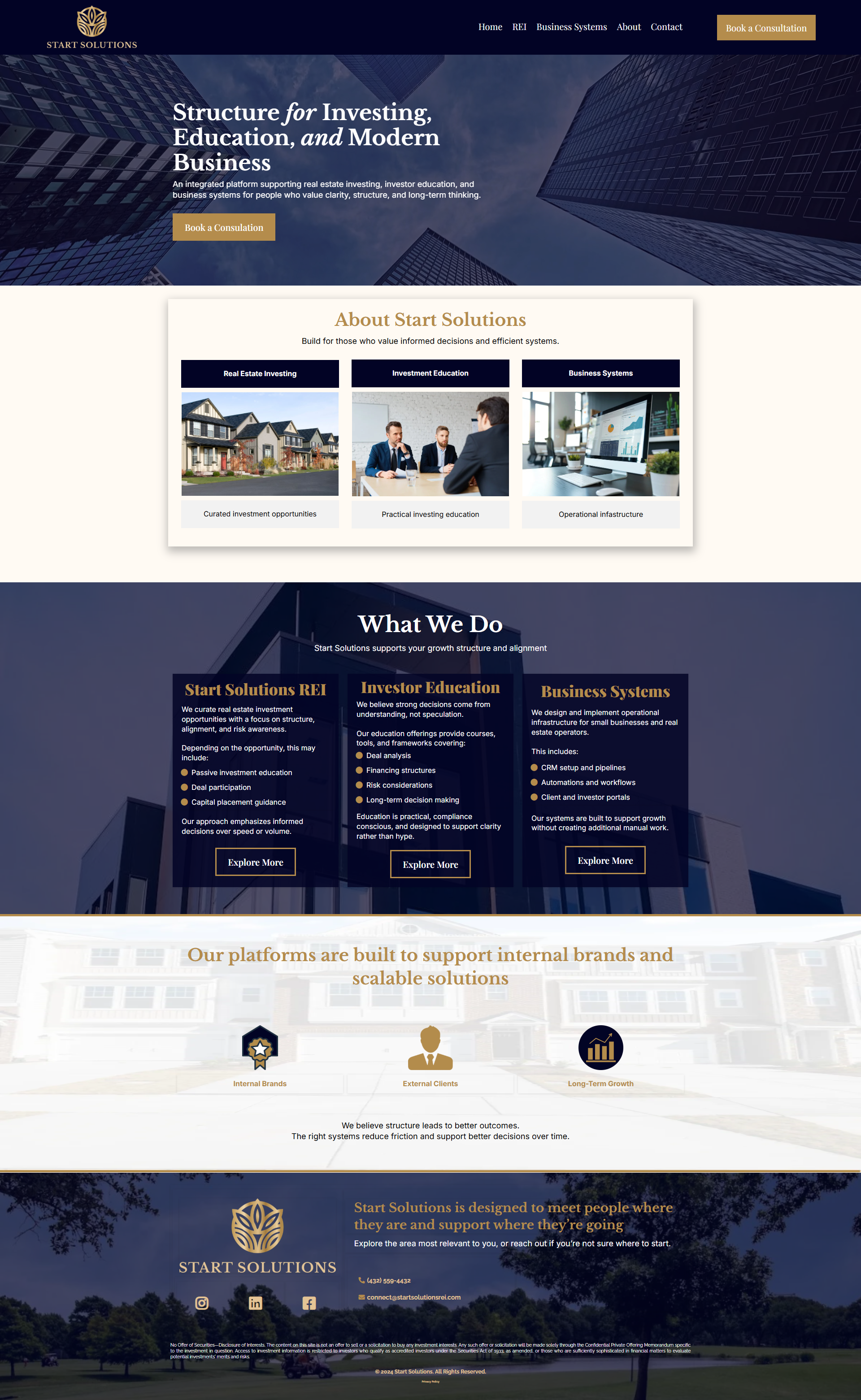 Start Solutions Homepage