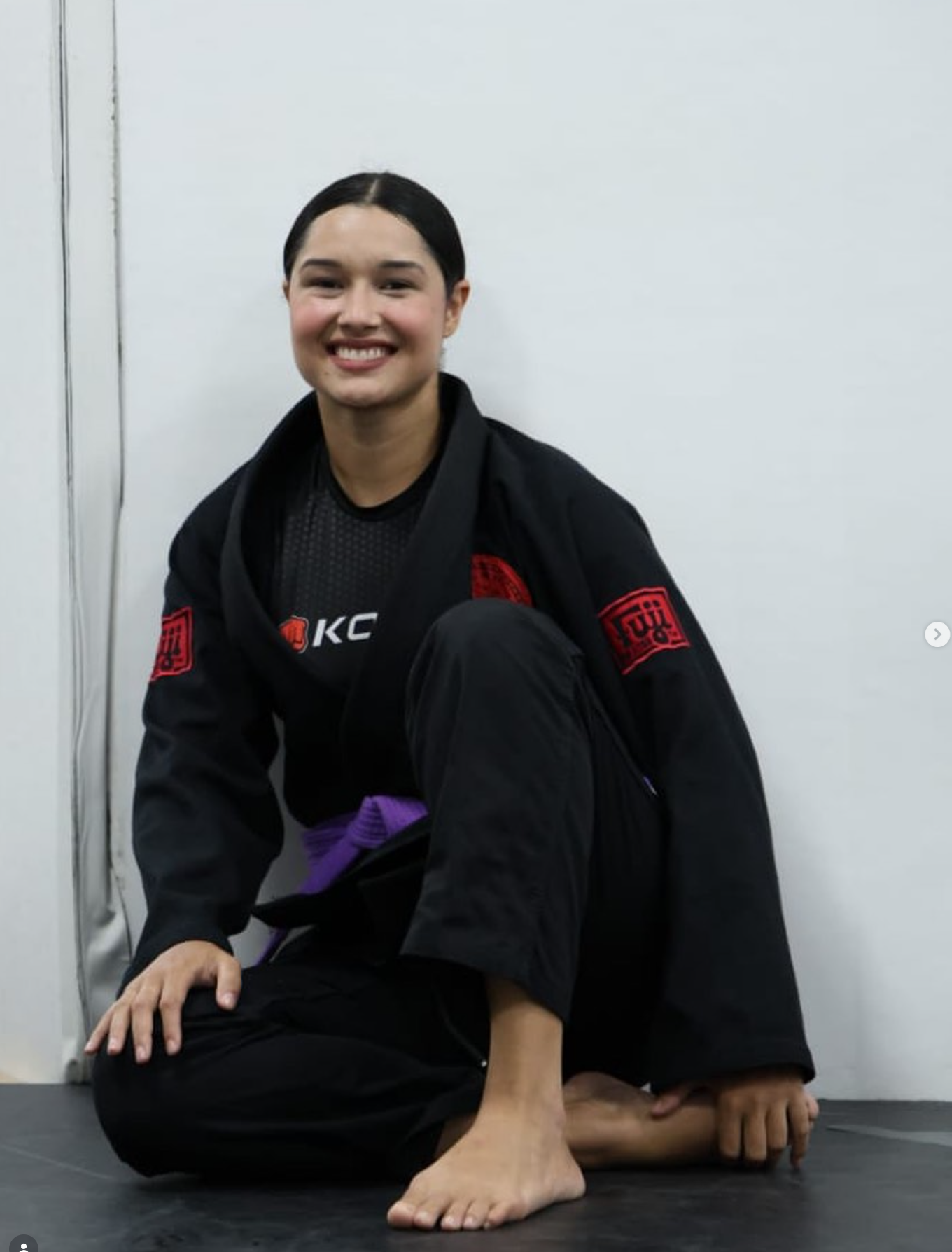 Rithiely, founder and project leader at Projeto Favela BJJ