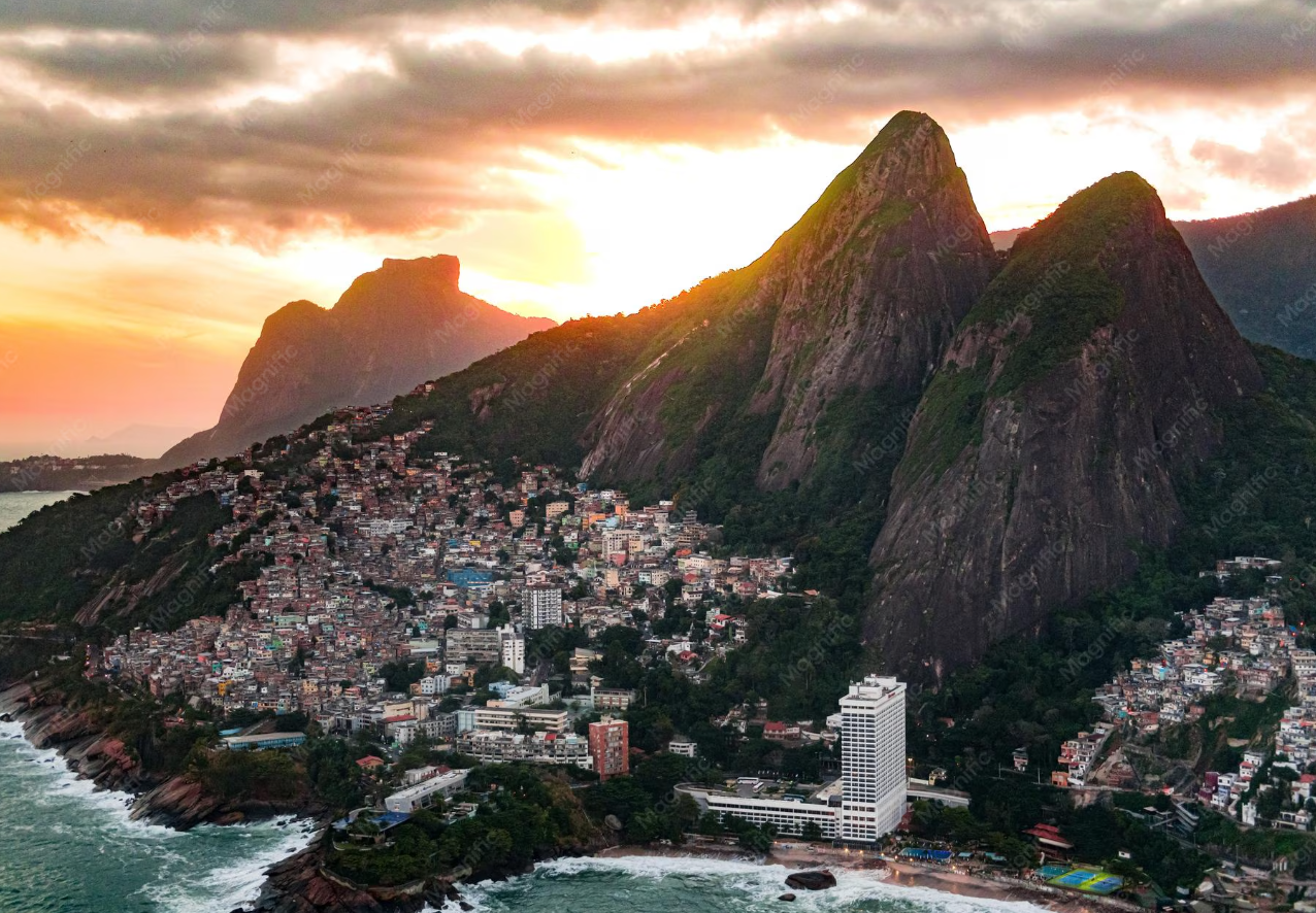 View of Vidigal in Rio de Janeiro