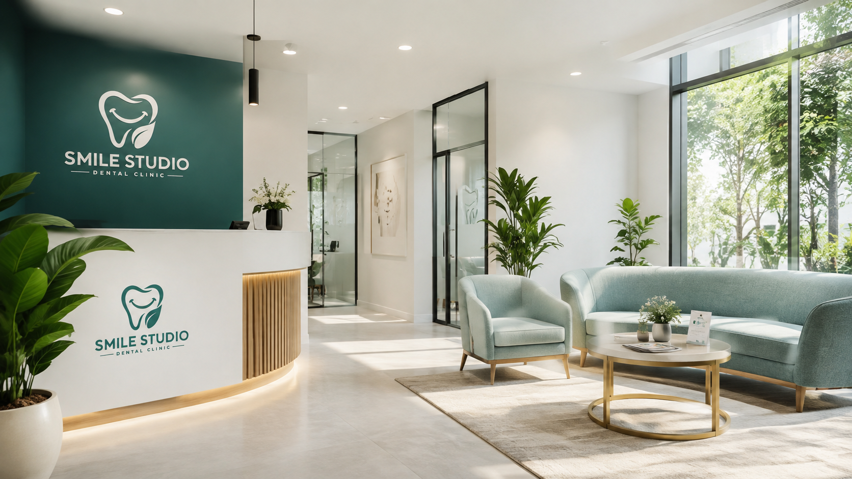 Smile Studio Dental Clinic reception area