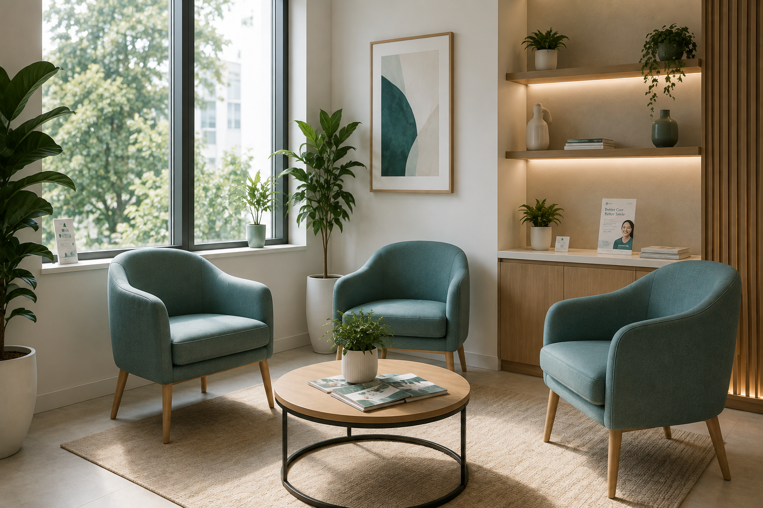 Clinic waiting lounge