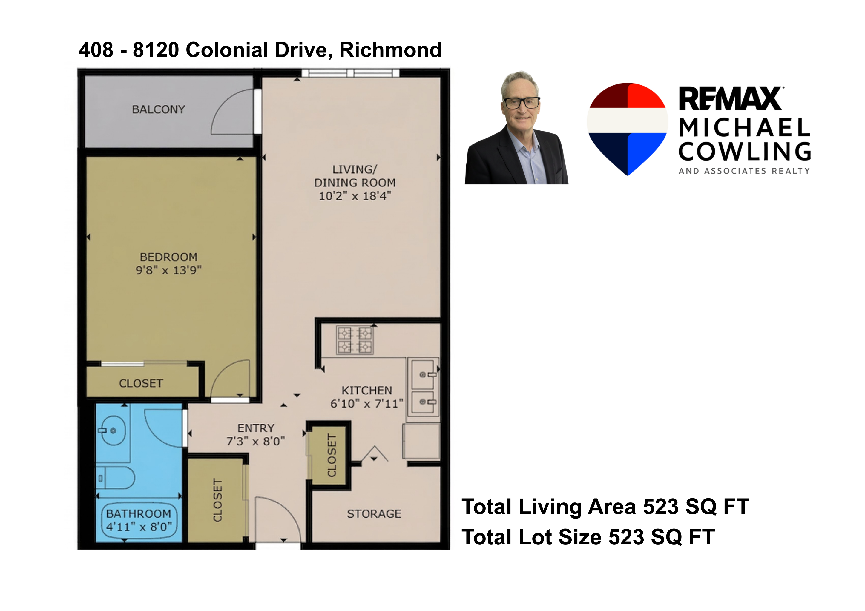An exceptionally smart 797 square foot floorplan allow this gorgeous condo to be used as a 2 bedroom and den easily! So Close to everything Steveston has to offer, but on a quiet, tree lined street. 