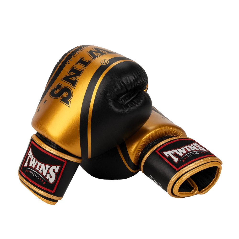 Twins Special Gold Star Boxing Gloves | Premium Thai Boxing Gloves NZ