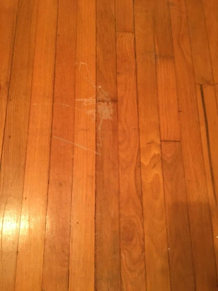 Hardwood floor refinishing by Heritage Paint Works