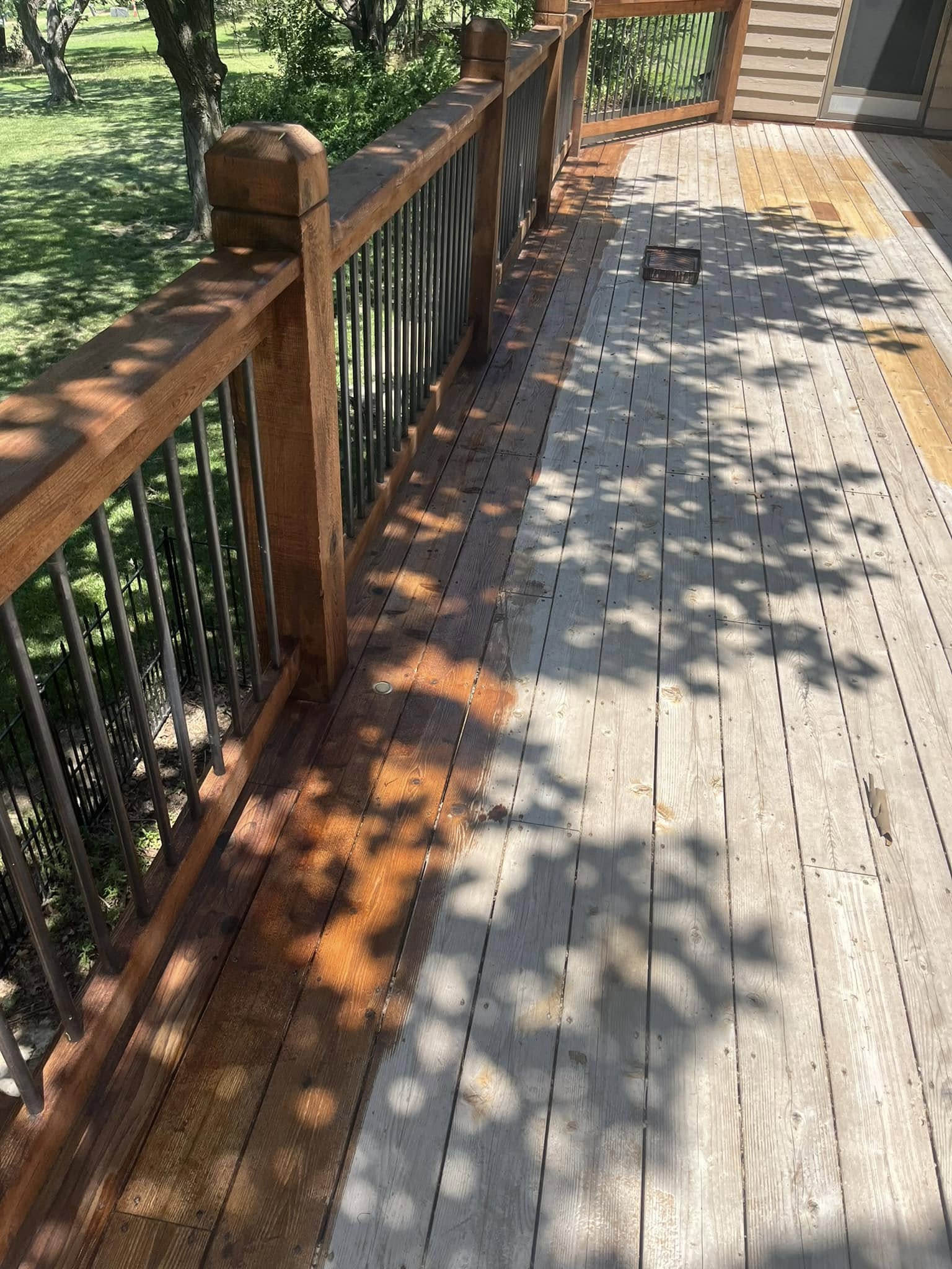 Deck surface staining and protection by Heritage Paint Works