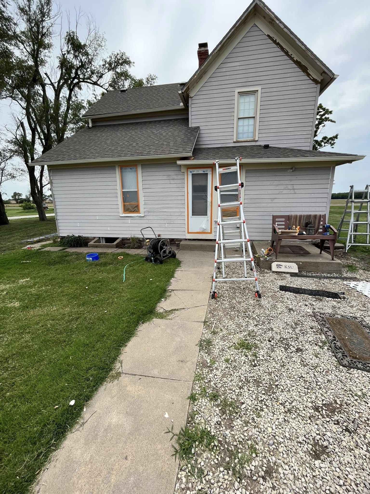 Exterior trim and fascia painting Kansas