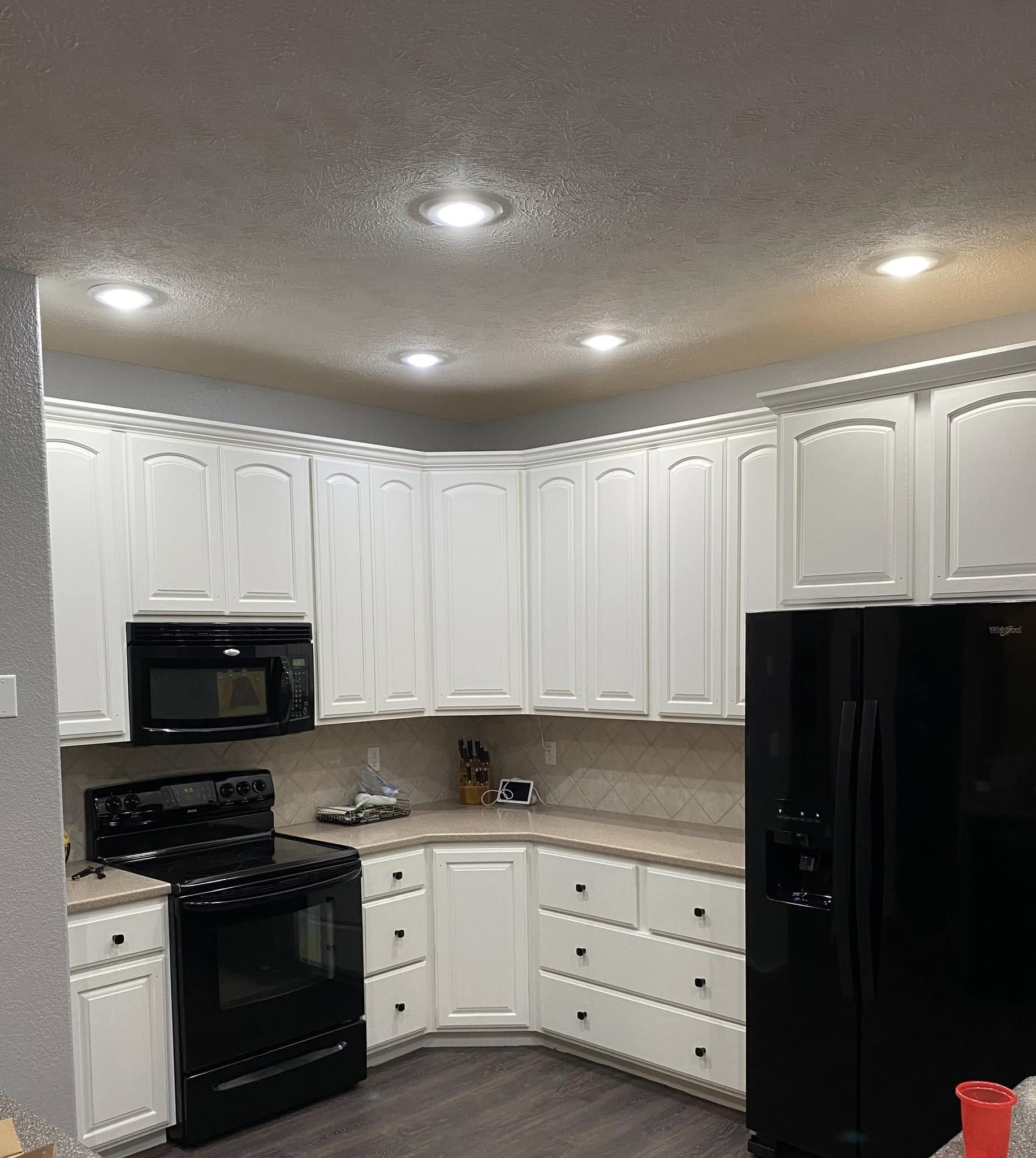 Kitchen cabinet spray finish by Heritage Paint Works