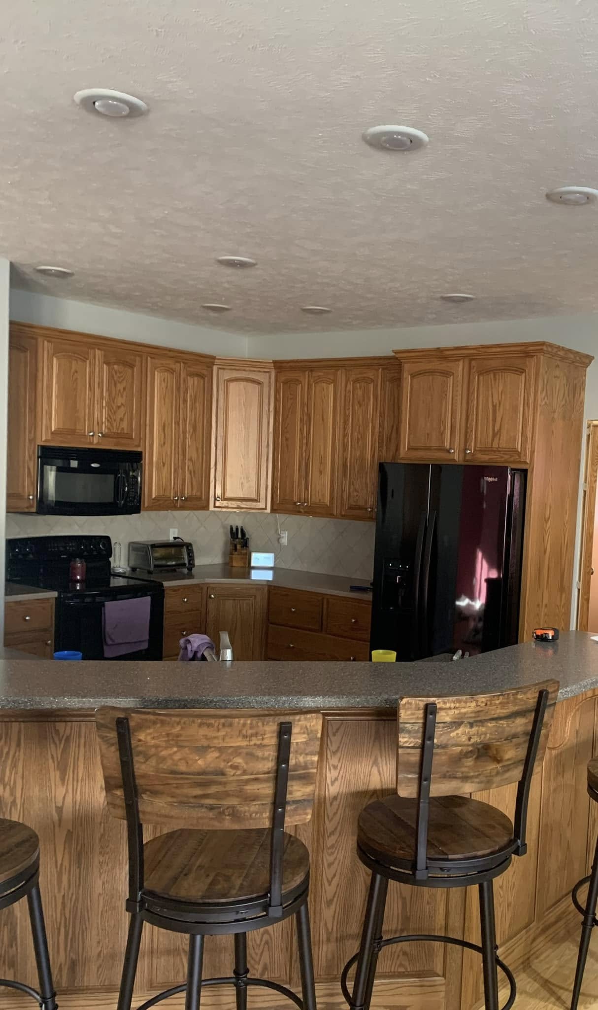 Painted kitchen cabinets by Heritage Paint Works