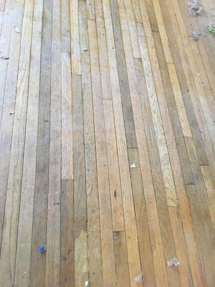 Refinished hardwood floors in Salina KS