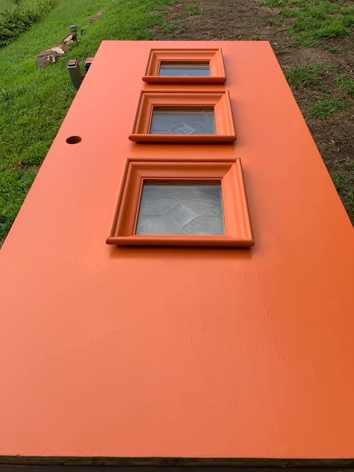 Exterior curb appeal painting project Kansas