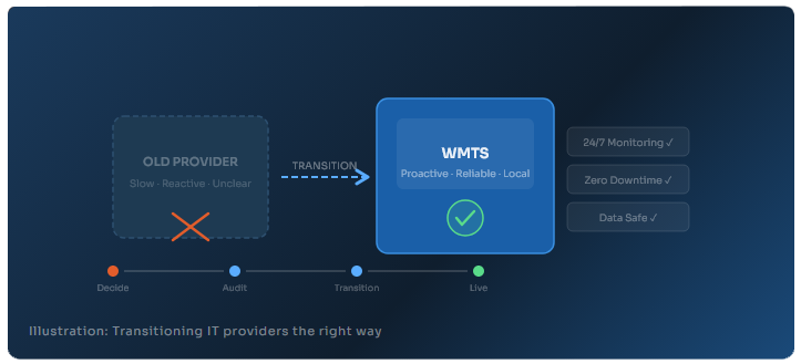 How to Switch IT Providers Without the Headache | WMTS