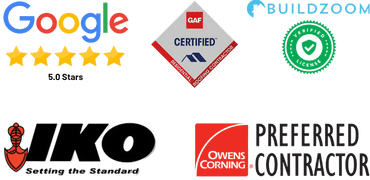 roofing contractor review badges