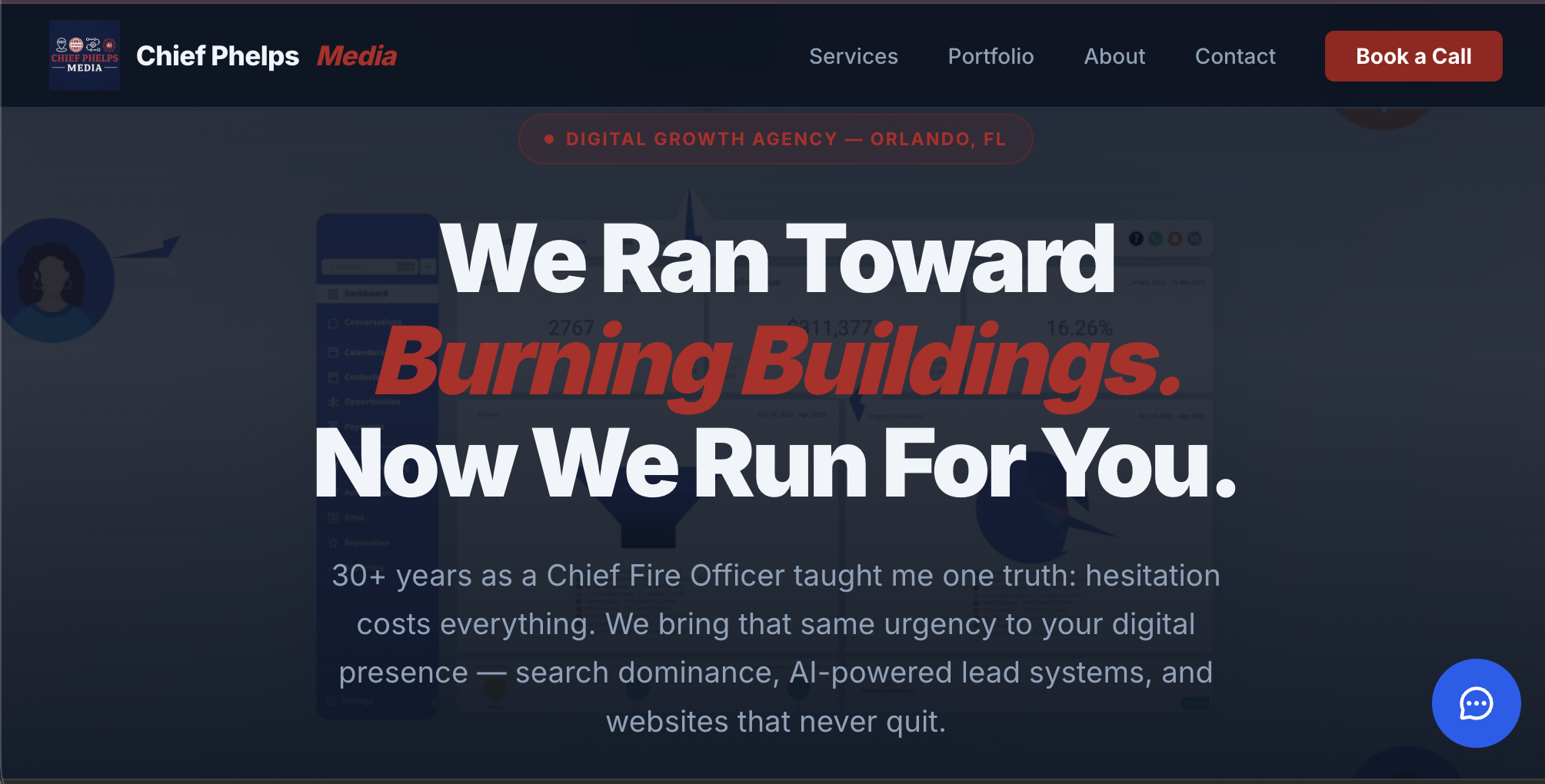 Chief Phelps Media website preview