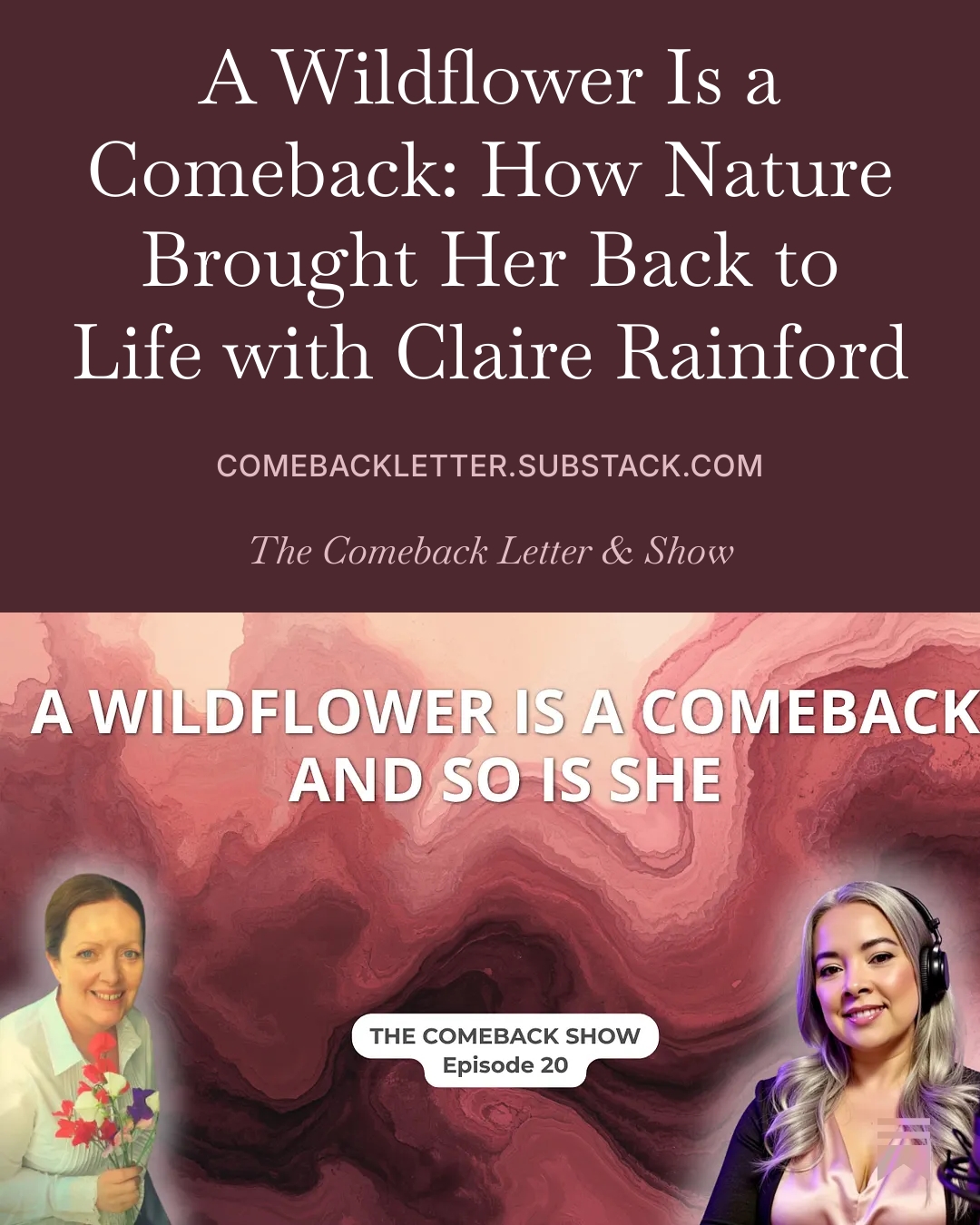 Claire Rainford talks to Jenn Fast Claire Rainford talks to Jenn Fast