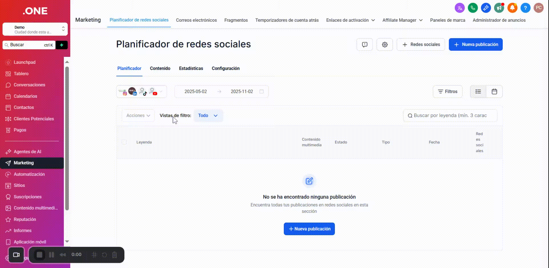 Animación de computadora y código