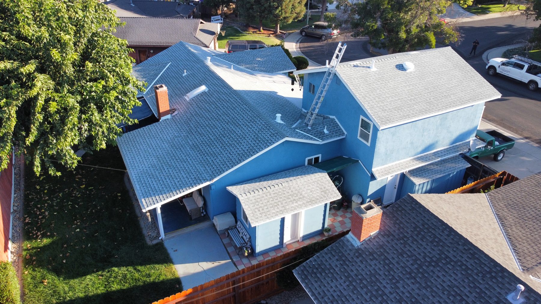 New gray roof on a Valley home