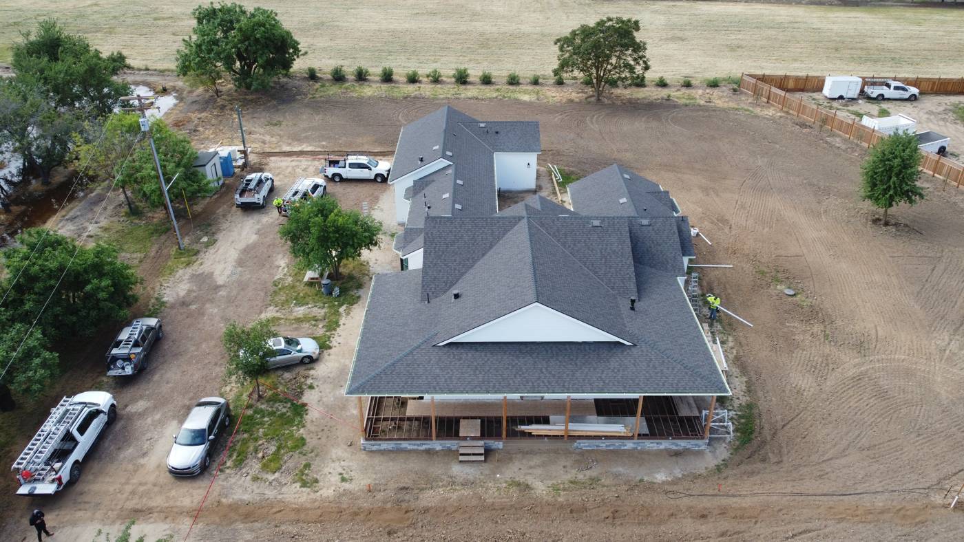 Finished roof aerial with Legend trucks