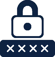 Locks tight icon — MaxForce screen ultimate strength locking mechanism