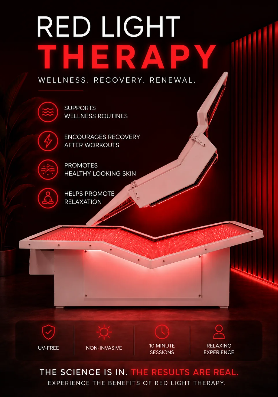 A serene wellness environment demonstrating recovery